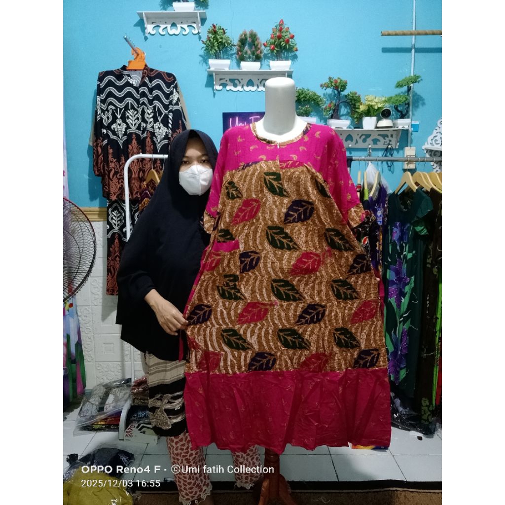 Daster Ratu Jawa Tengah pom pom