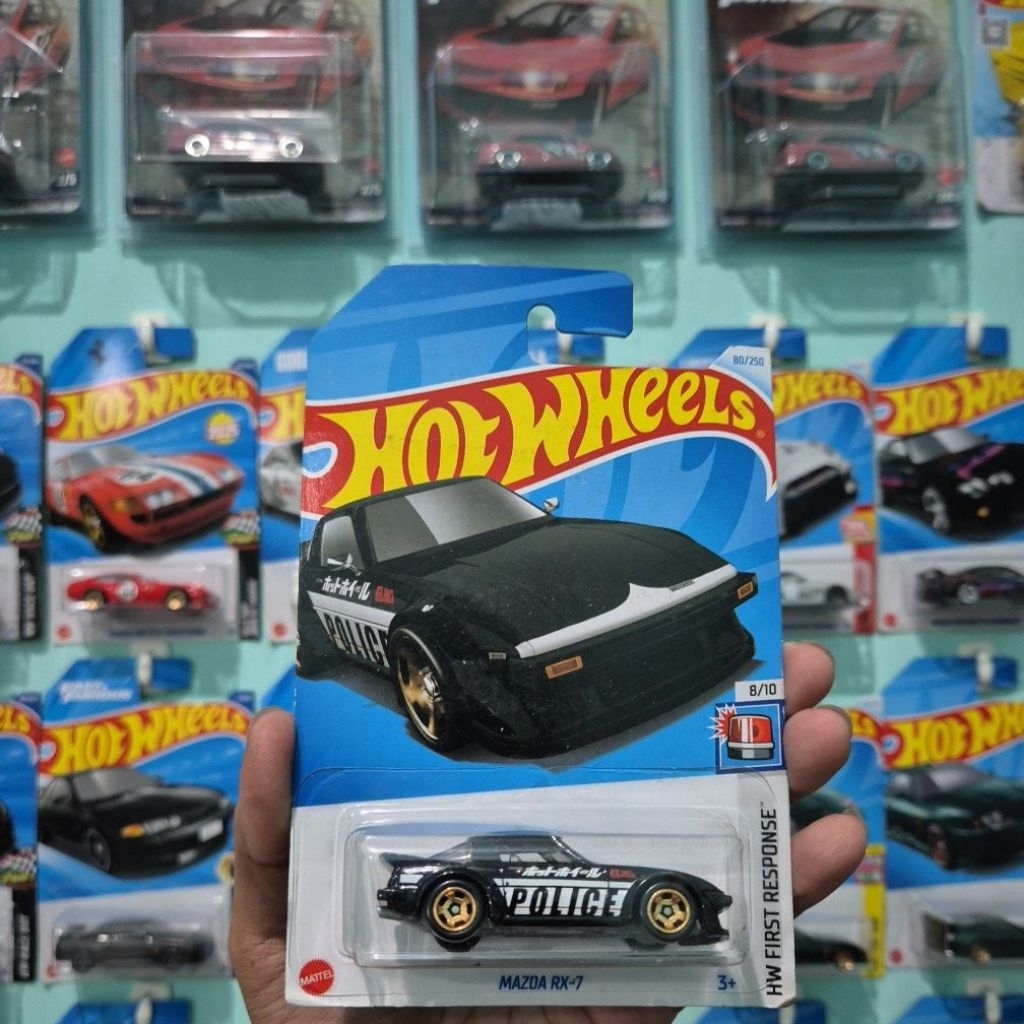 HOT WHEELS MAZDA RX-7 HITAM