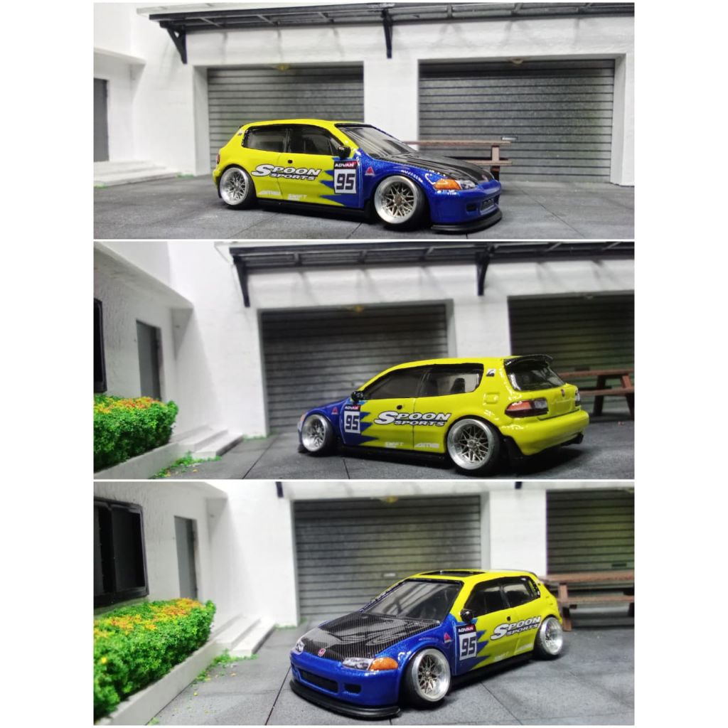Custom Hotwheels Civic EG