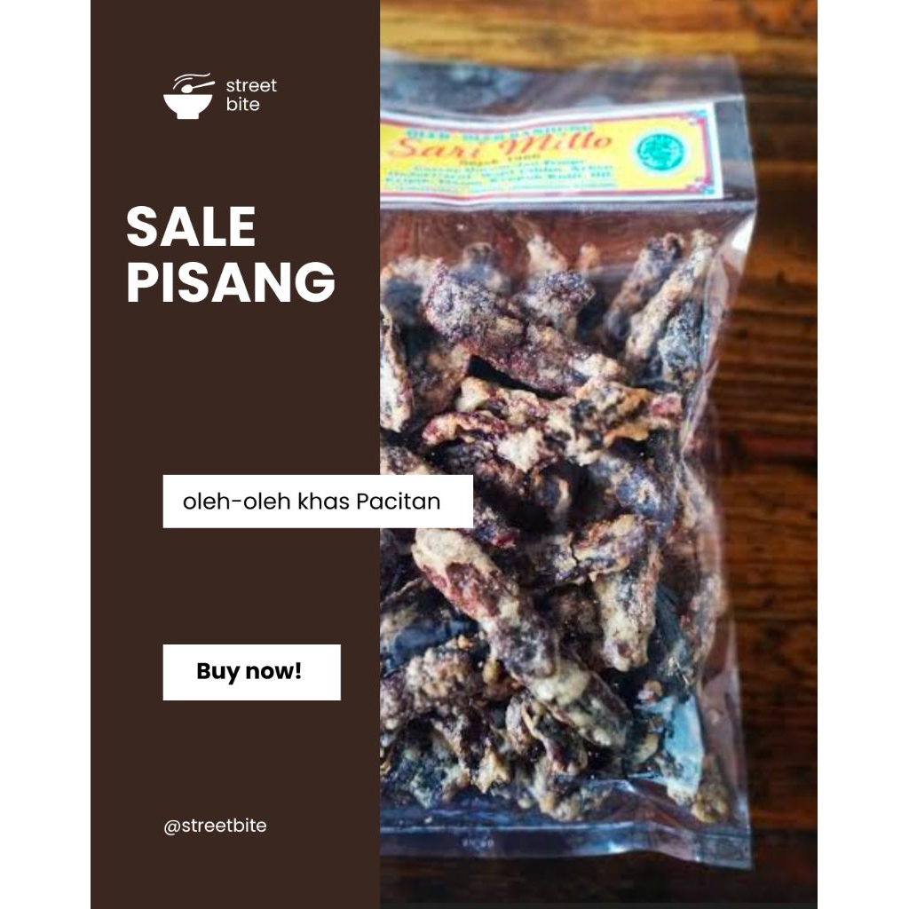 Sale Pisang Jari Khas Pacitan