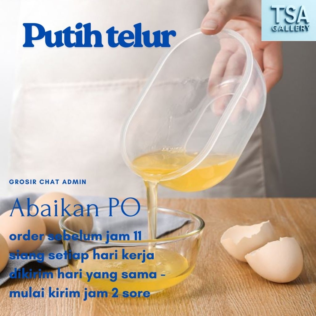 PUTIH TELUR MENTAH 1 KG FRESH