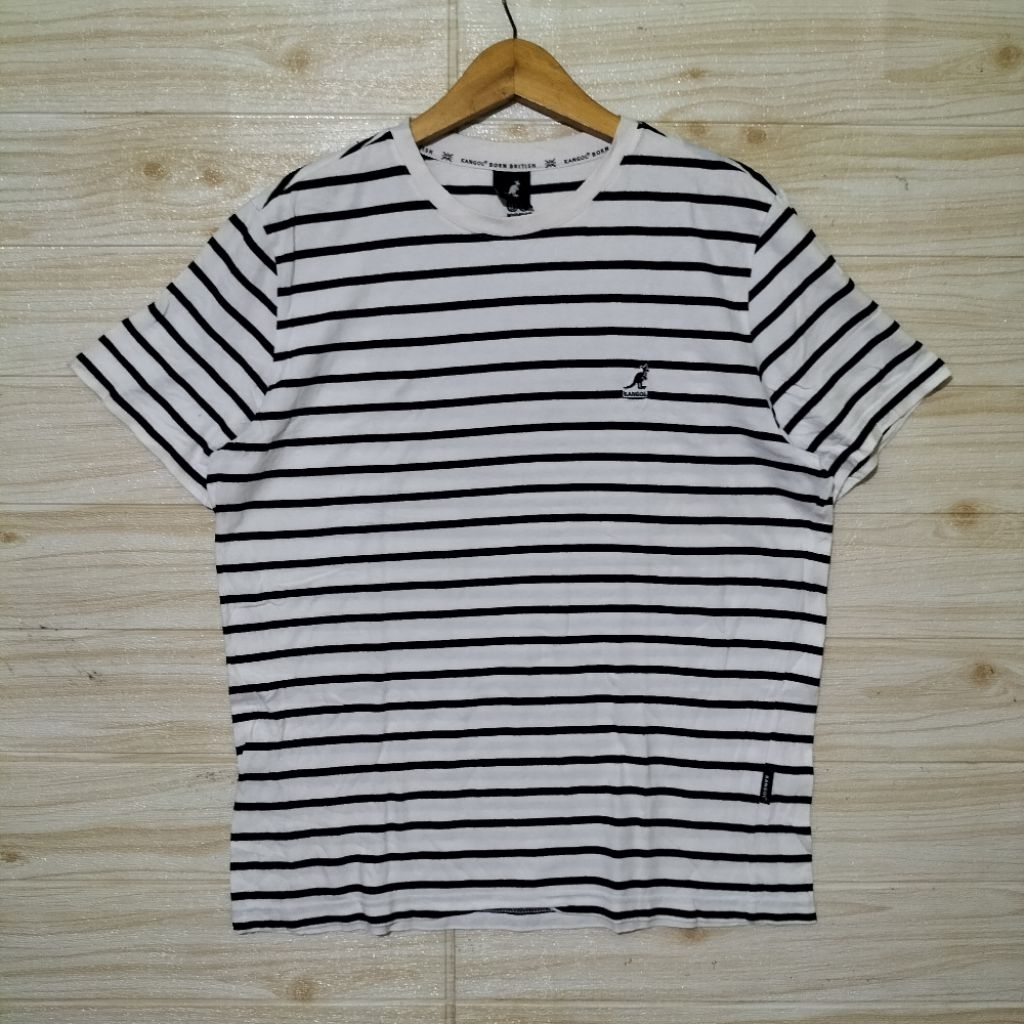 1114. T shirt Kaos KANGOL Size XL Tag/L  P72  LD114