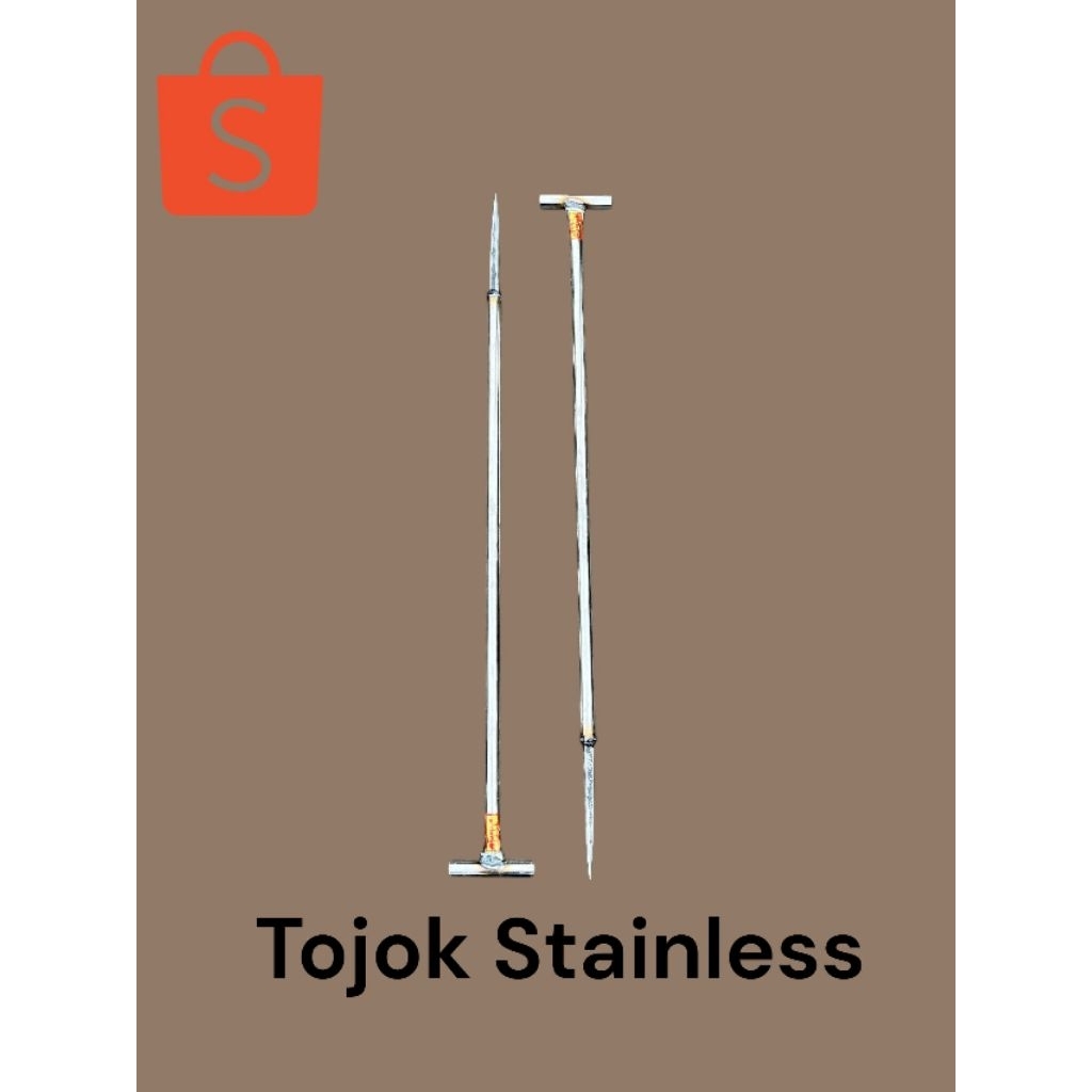 Tojok Sawit Stainless | Tojok Sawit Anti Karat Panjang 1 meter