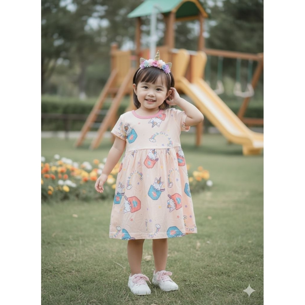 Dress piyama kuda poni import