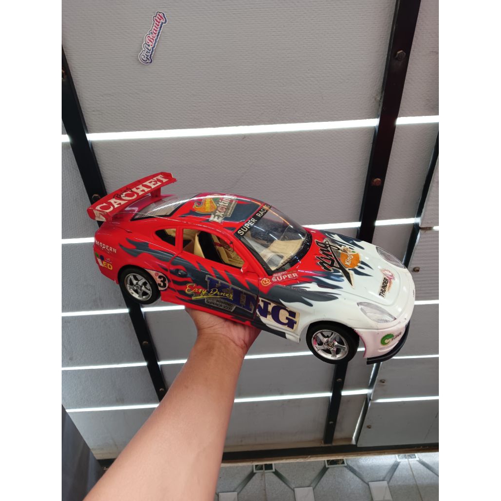 RC Race Car QD Red 98 (Bekas/Unit Only)