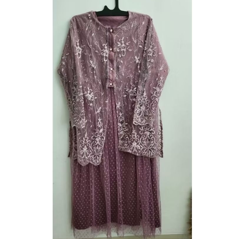 GAMIS BRUKAT 2IN1 LEPAS PASANG MIX TILE DOT