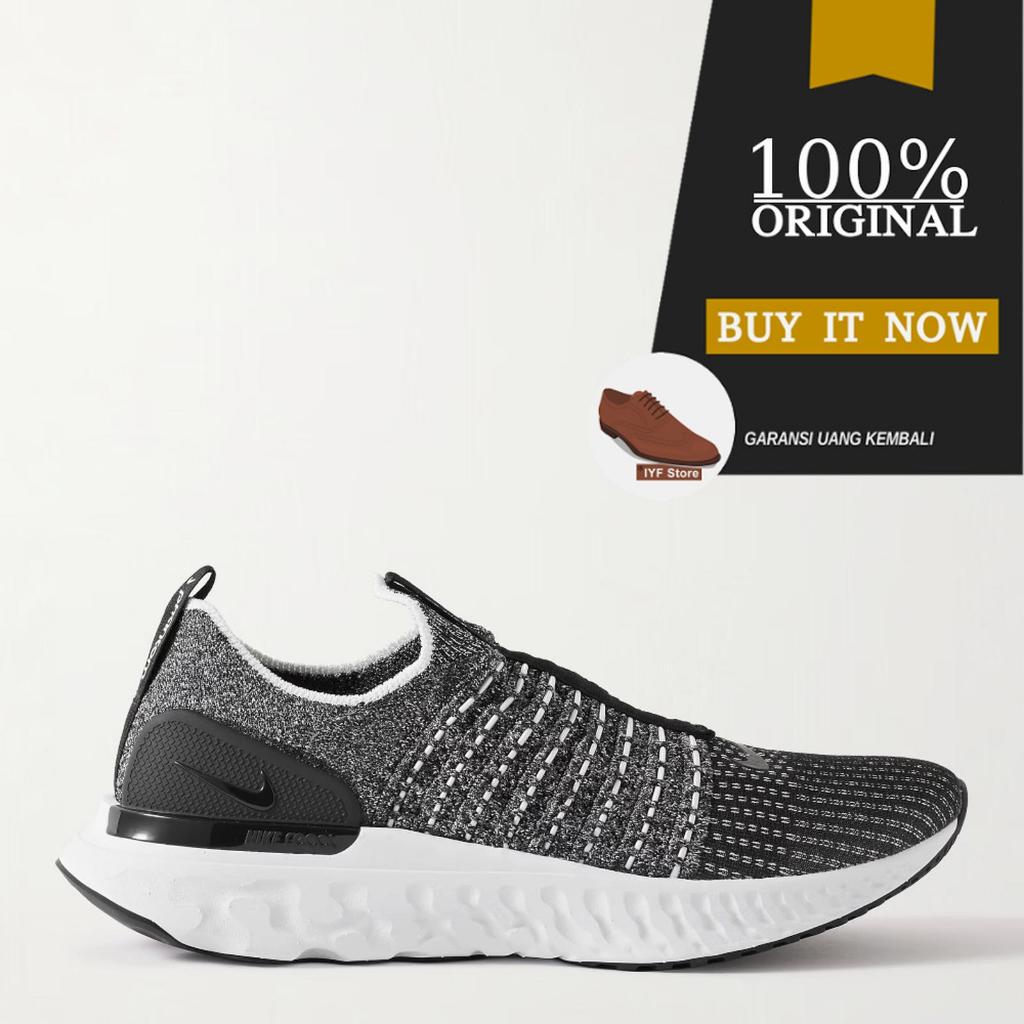 Nike React Phantom Run Flyknit 2 - Black/White