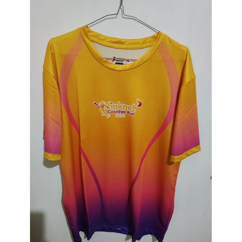 Baju Running event linknet run 2025 Limited Finisher 21k