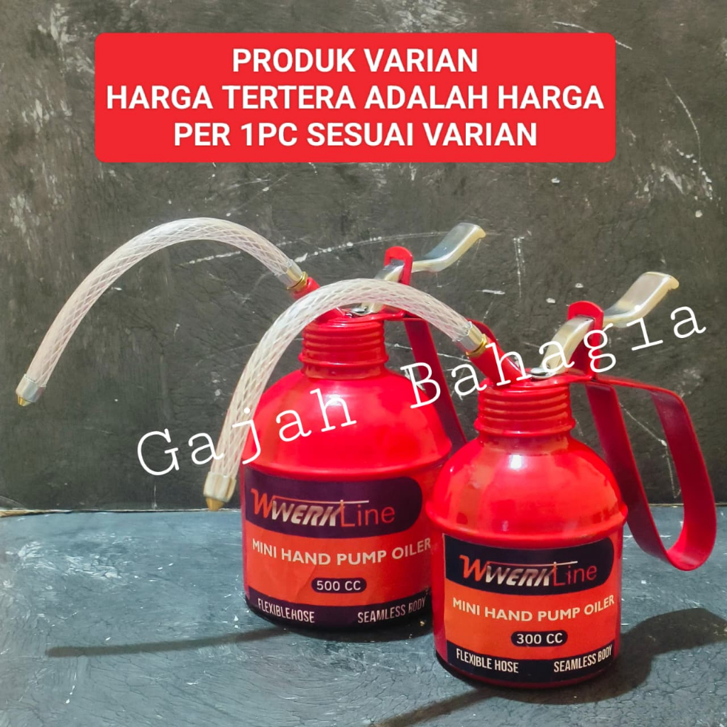 Oli can Olican Oil can 300cc dan 500cc pompa oli Kaleng tebal tabung 300 ml / 500 ml Pump oil