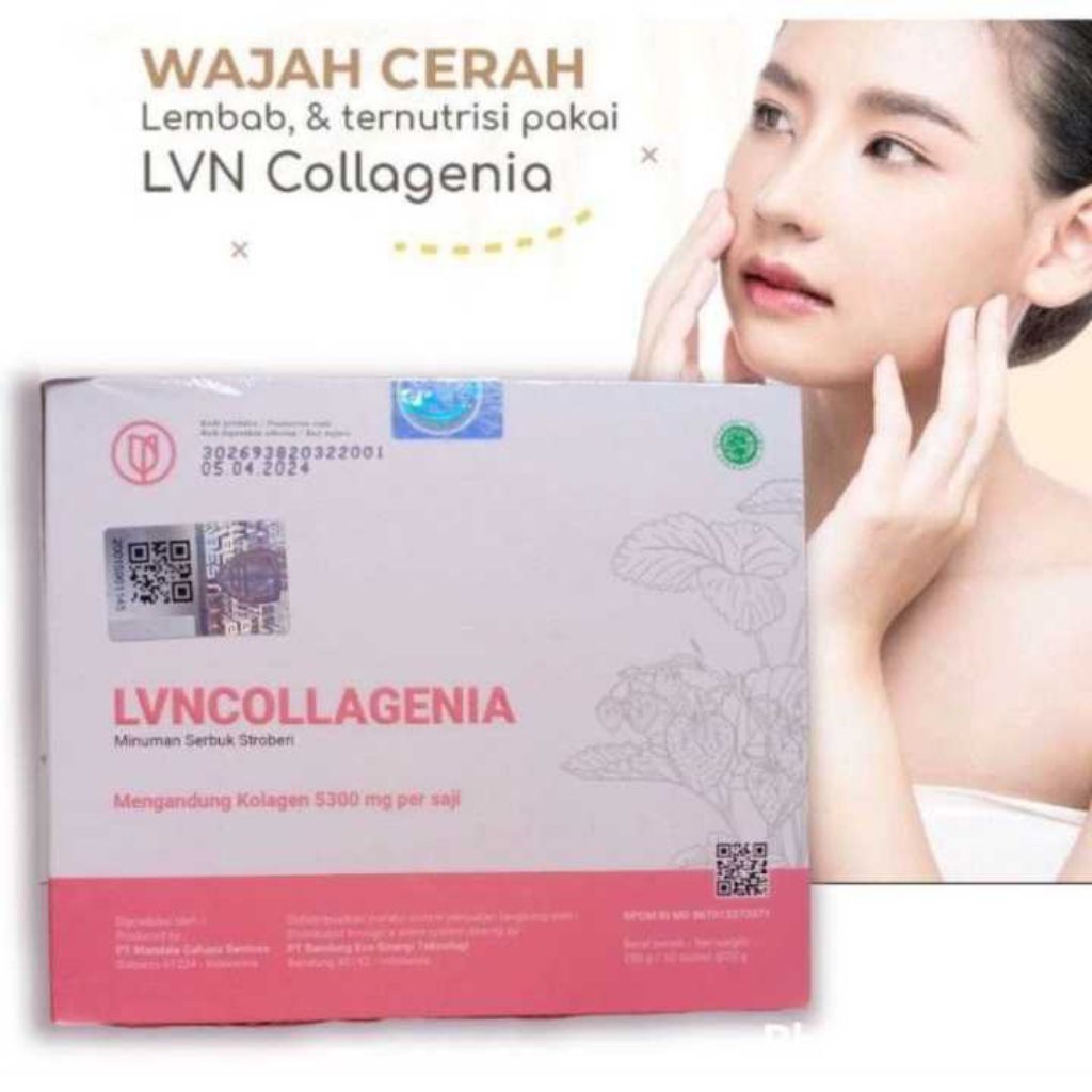 LVN COLAGENIA 100% ORIGINAL UNTUK MENGENCANGKAN KULIT DAN PUTIH NATURAL