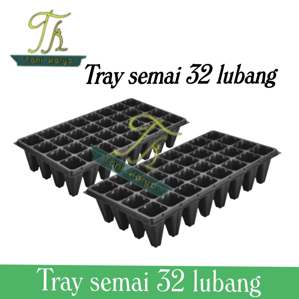 TRAY SEMAI 32 LUBANG | TRAY POT SEMAI | TRAY PENYEMAIAN BIBIT | TRAY SEMAI BIJI