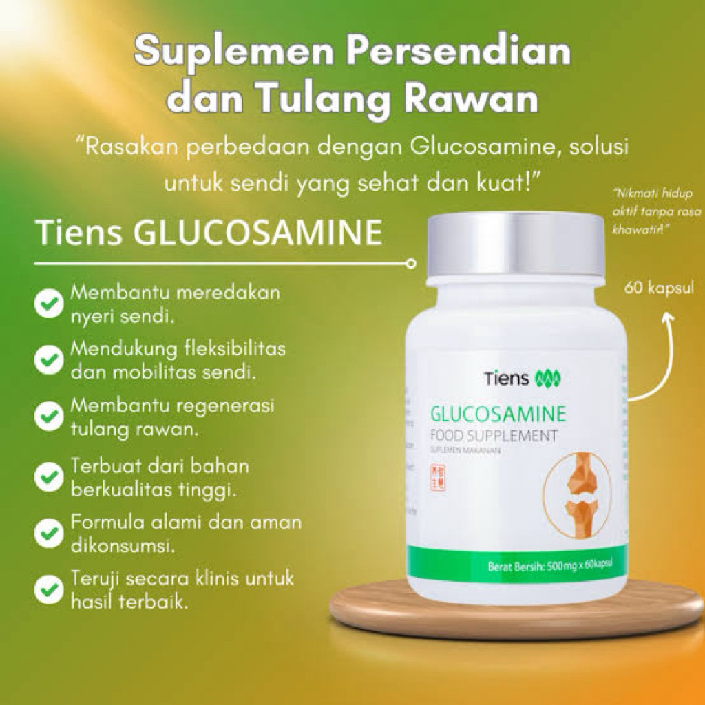 DIGLUCOSAMINE/UNTUK NYERI SENDI/ NUTRISI SENDI/BPOM ORIGINAL