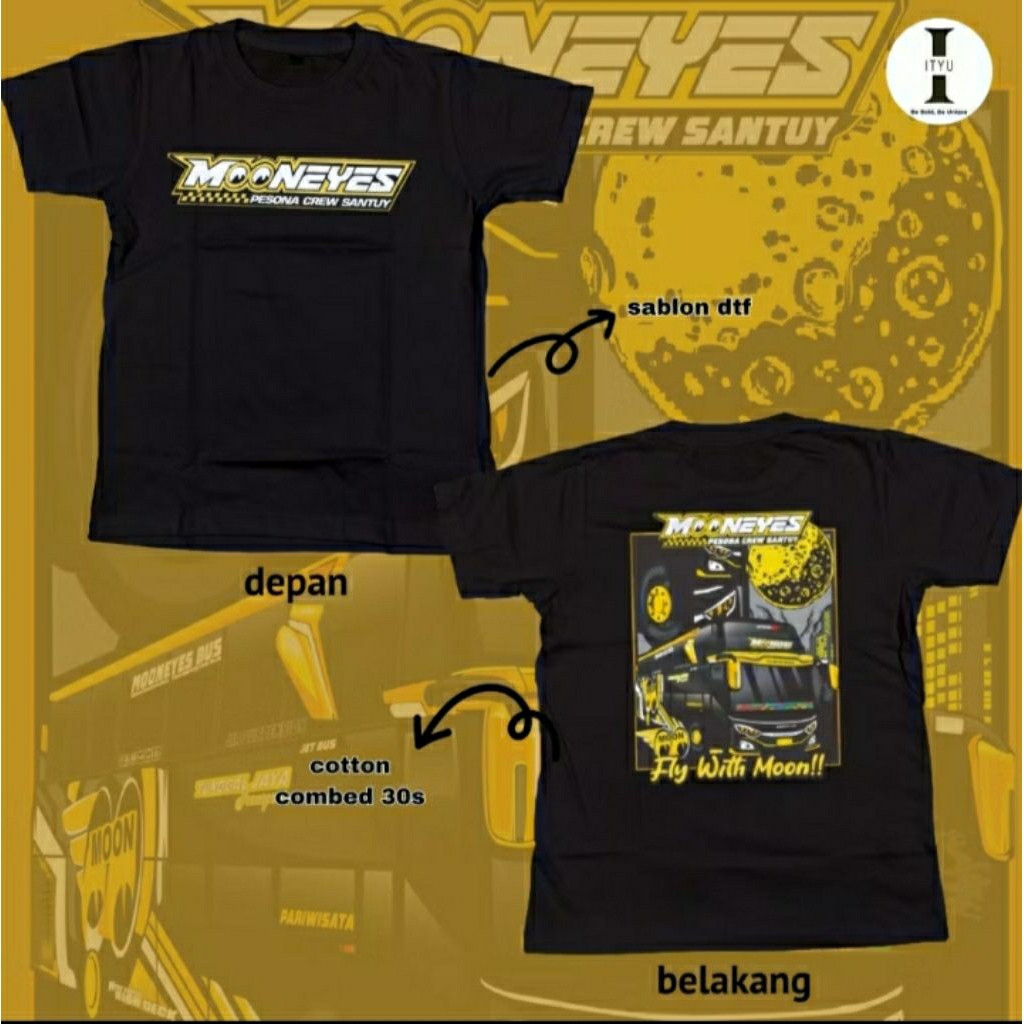 KAOS ANAK BUS MANIA MONEYES