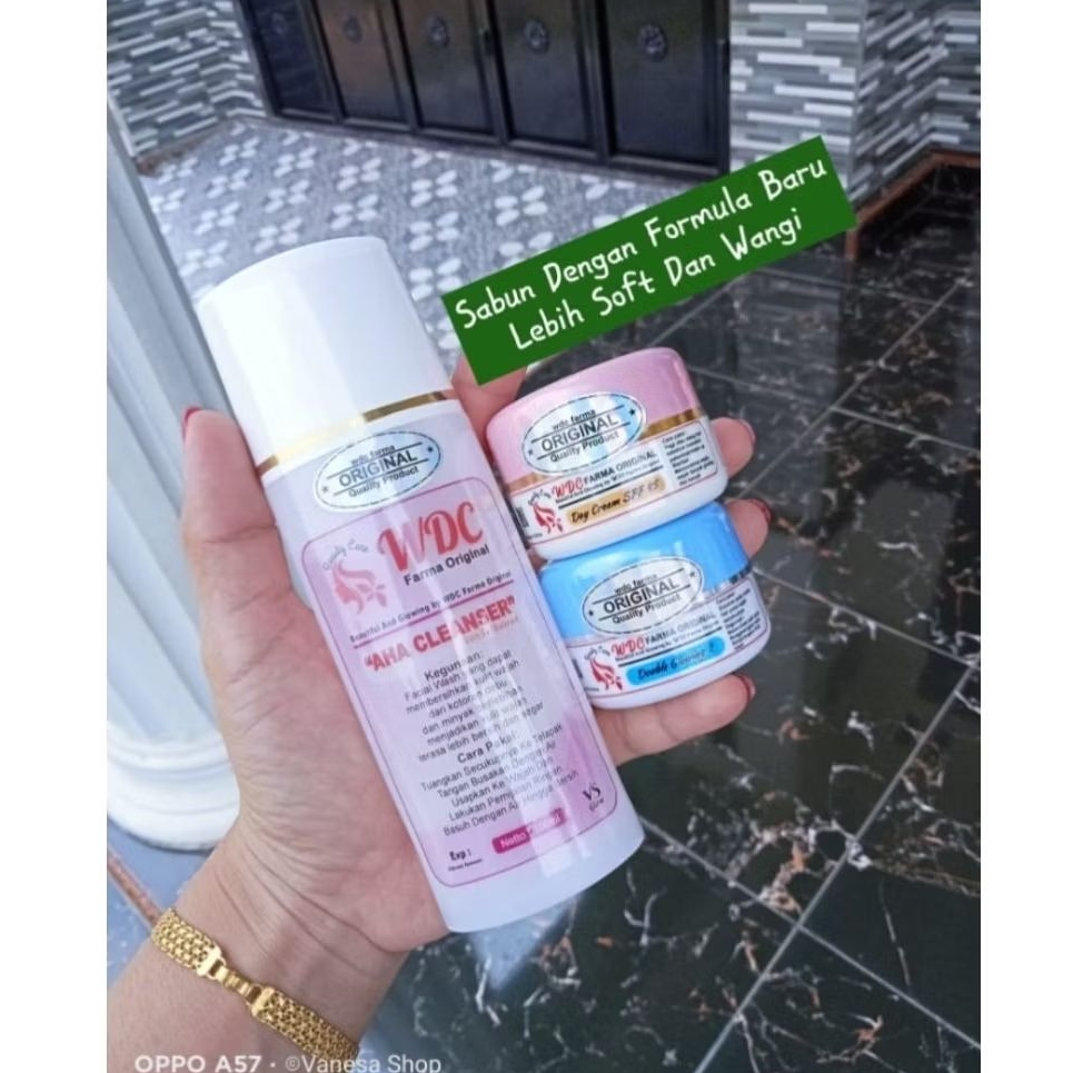 Paket Double Glowing Farma OriginaL,Cream Glowing,Farma WDC ORI,(Cream Glowing Original Terlaris)