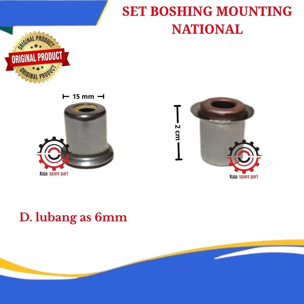 SET BOSHING MOUNTING BLENDER NASIONAL AS 6MM