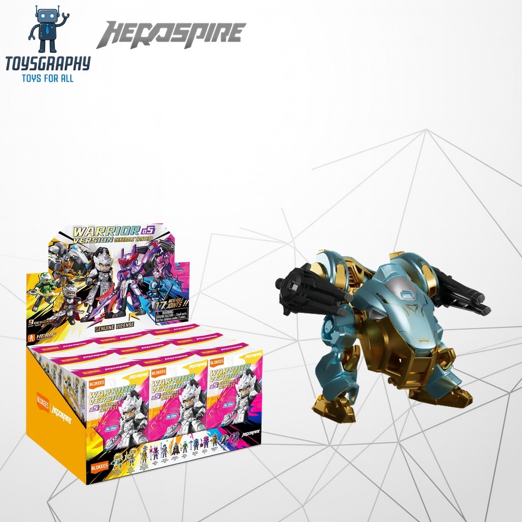 Blokees Hero Spire Galaxy Version Turbo GVT05 Generals Contest GVT 05 Hero Infinity Warrior Version