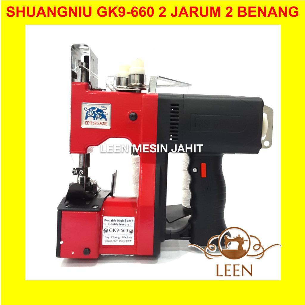 FLYINGMAN GK9-660 2 JARUM 2 BENANG MESIN JAHIT KARUNG BERAS GEOTEXTILE PORTABLE BAG CLOSER GK9-660 G