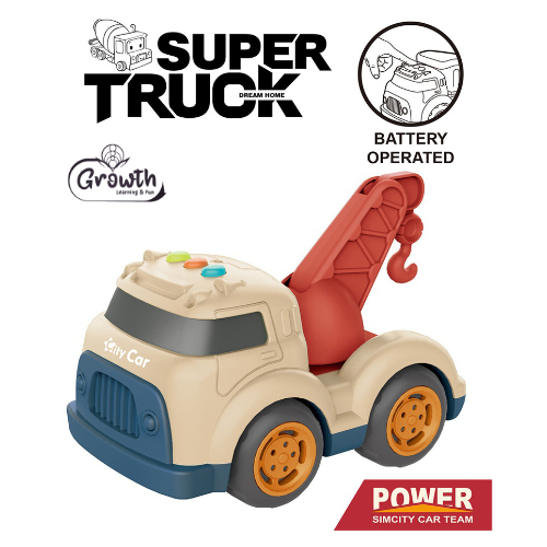 F/W Truck Set (Tow) w/Liight, Music G-618-8BA