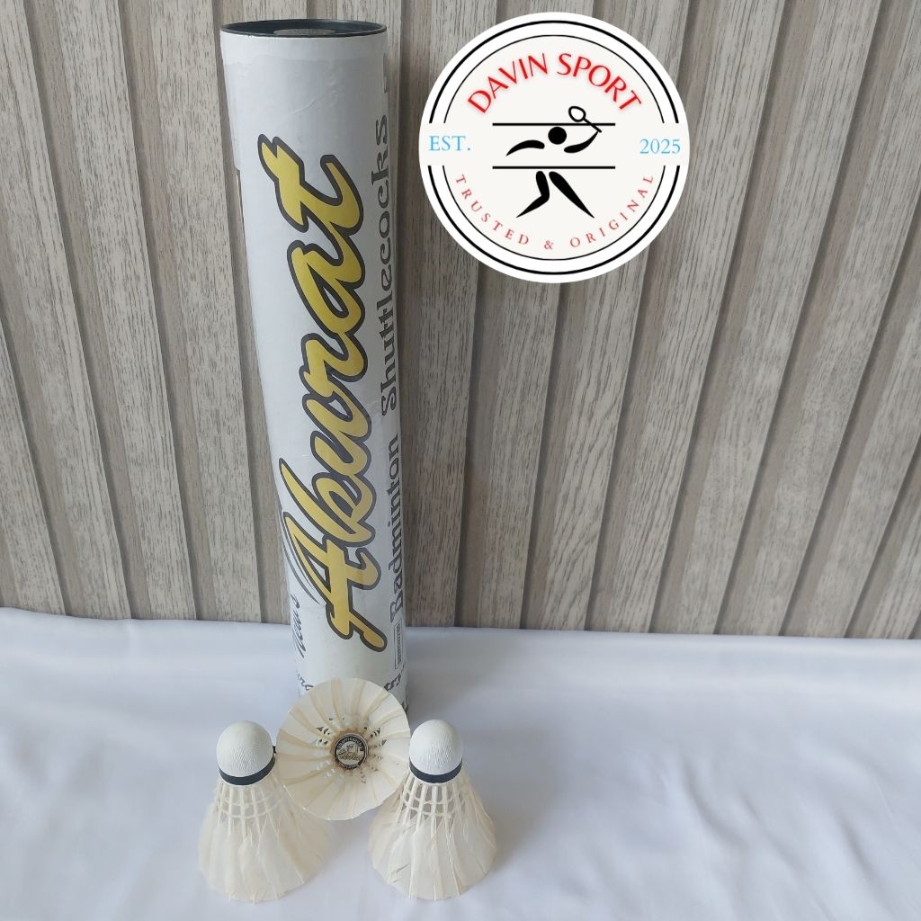 SHUTTLECOCK BADMINTON / COCK BADMINTON / KOK BADMINTON MERK AKURAT PUTIH