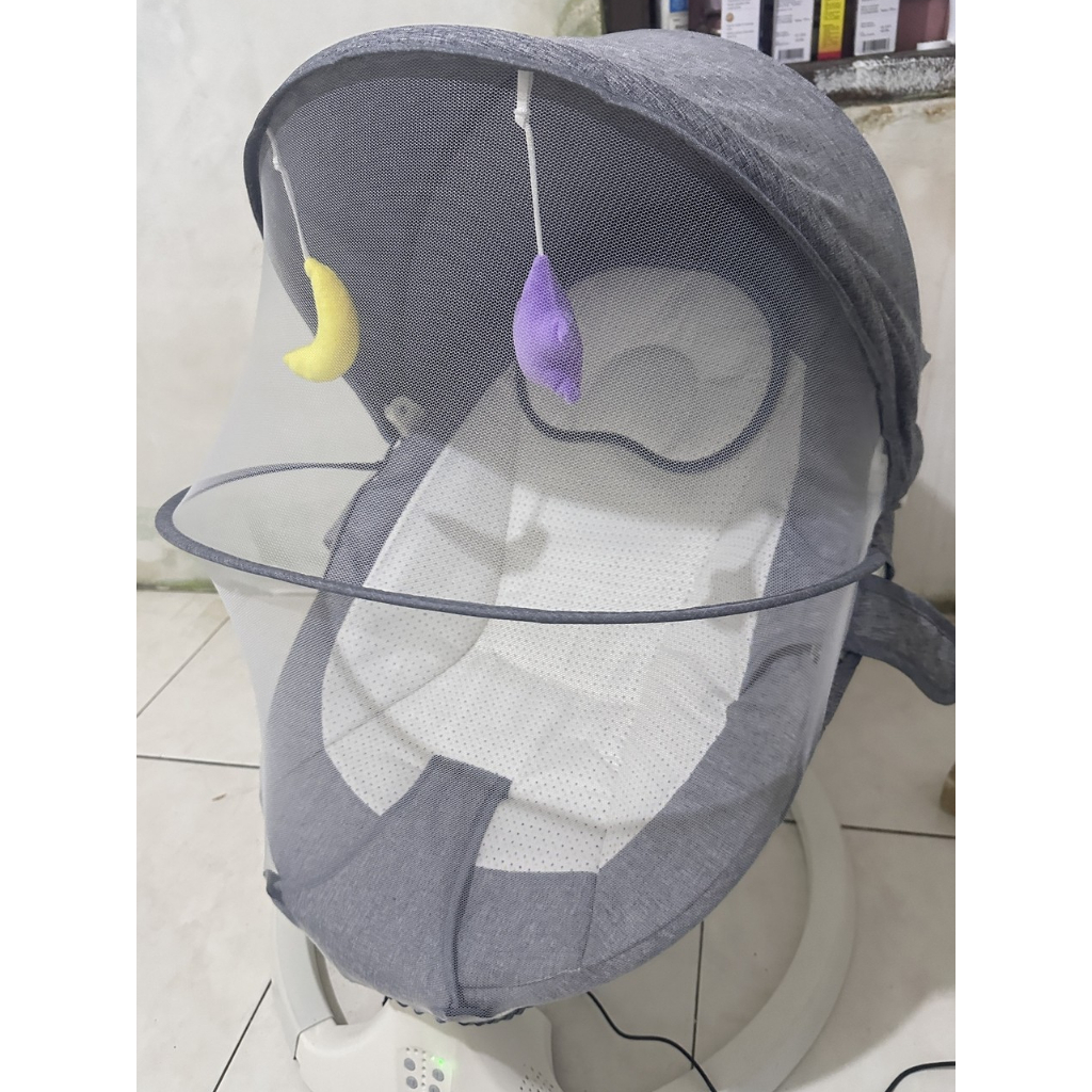 (Preloved ) Ayunan Bayi Otomatis Elektrik Baby Swing Listrik Lipat
