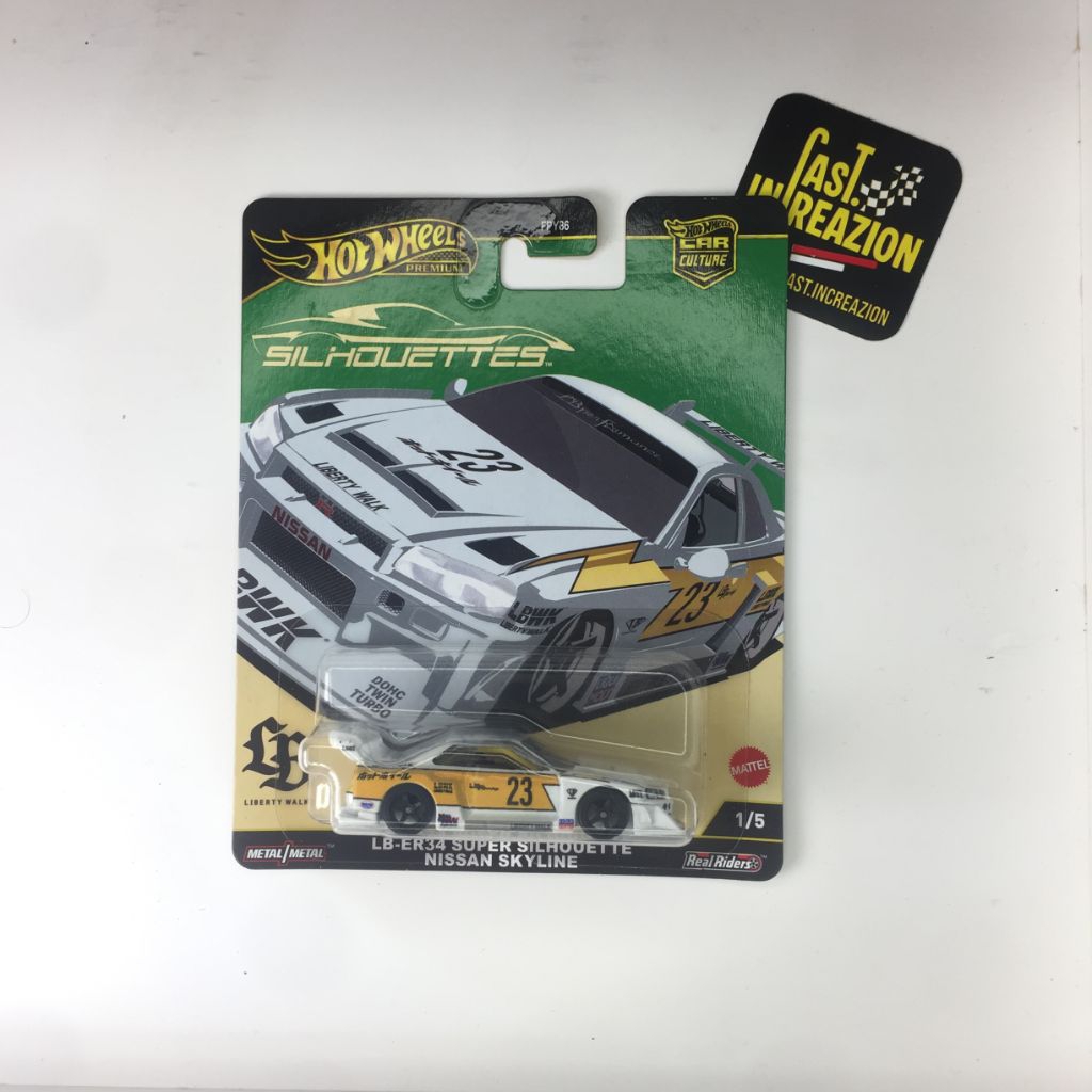 Hot Wheels Premium Nissan LB ER-34 SILHOUETTE