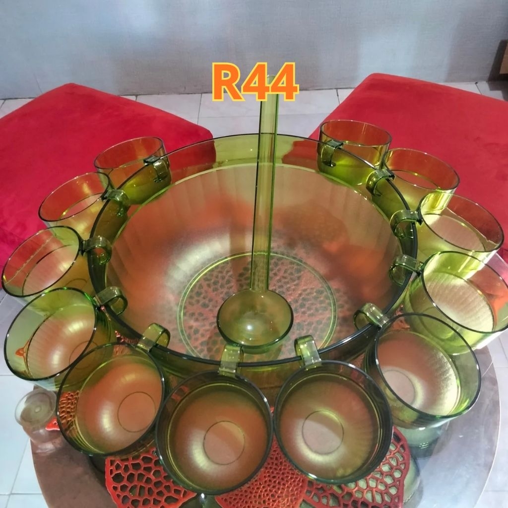 Tupperware Watercolor Set Bowl Crystal Kode R44