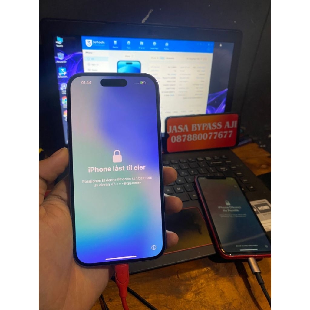 Jasa unlock icloud/bypass icloud murah