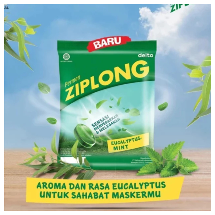 Permen Ziplong Eucalyptus Mint