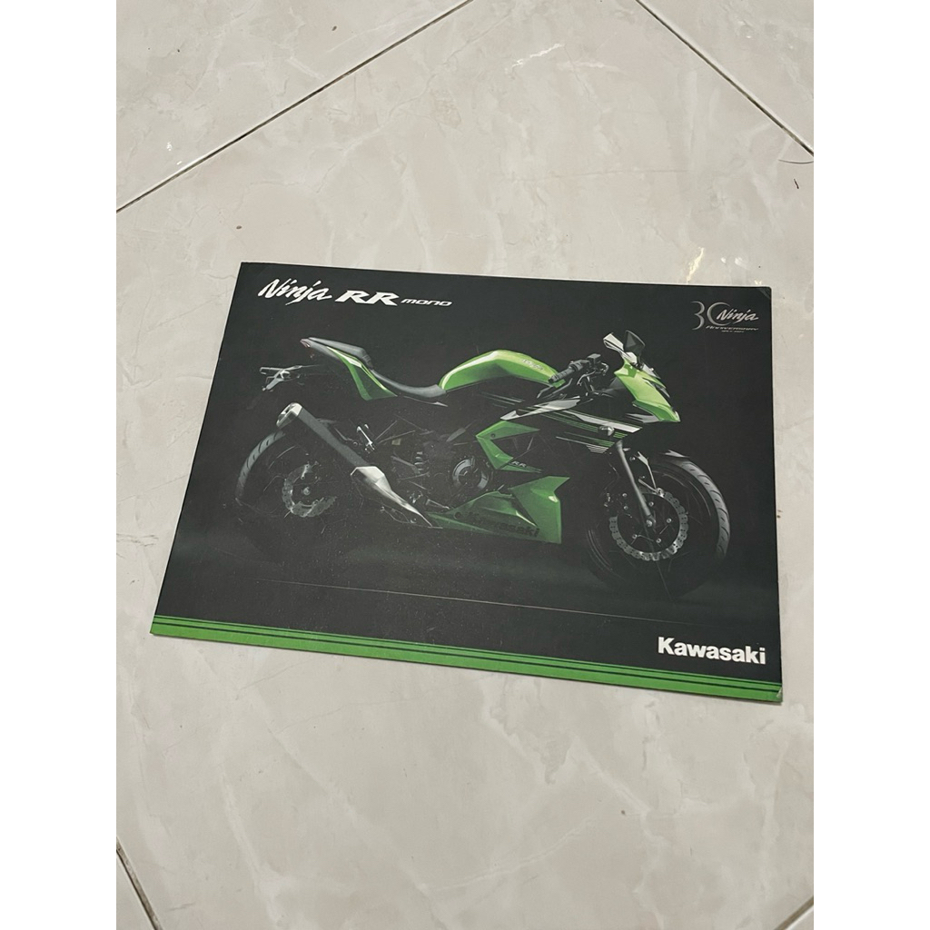 Brosur Kawasaki Ninja 250 RR MONO Booklet Original Bukan manual book motor buku service