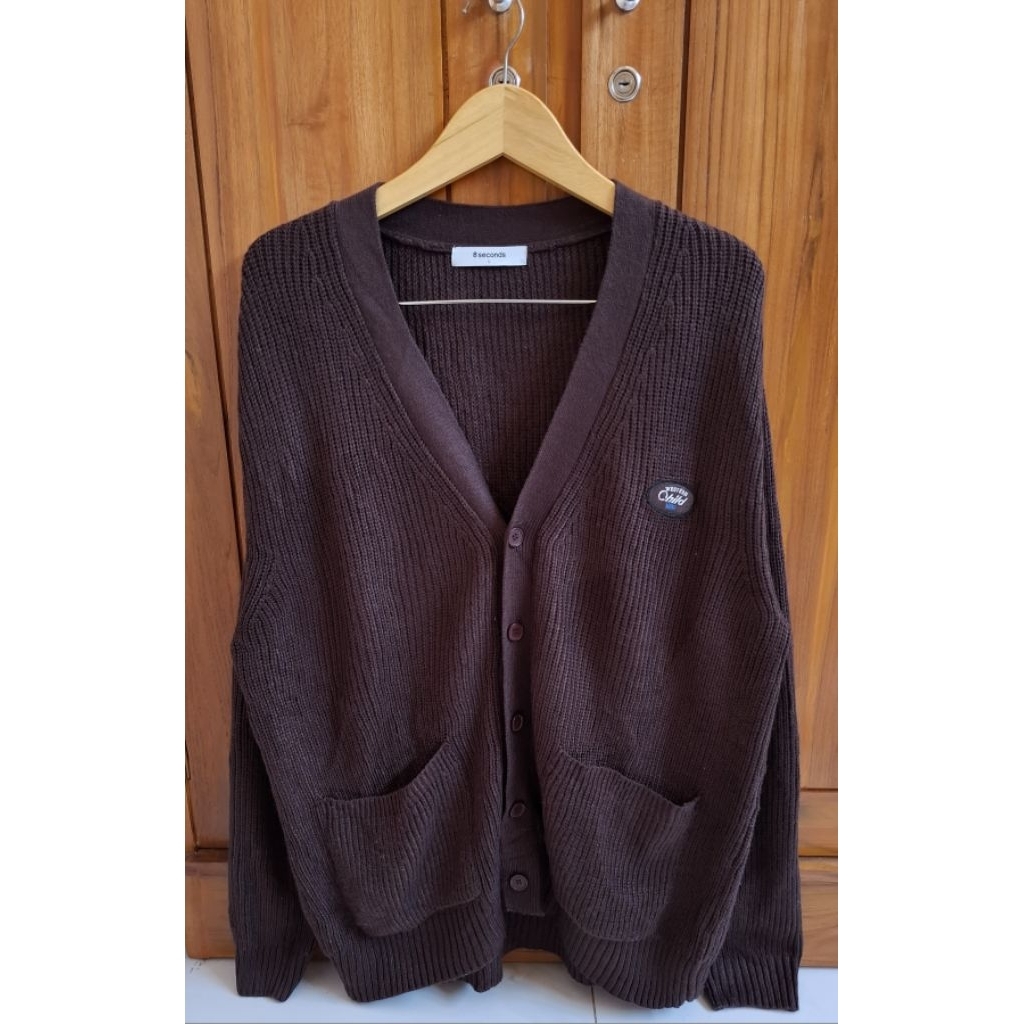 8Seconds Cardigan Mahogany