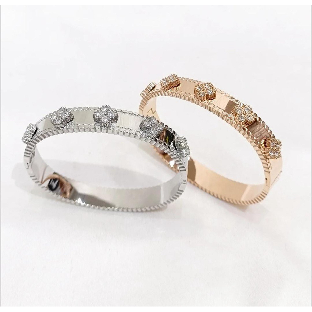 KEIKOONLINESHOP - Gelang bangle VC titanium asli premium vintage / Bangle fashion vintags import