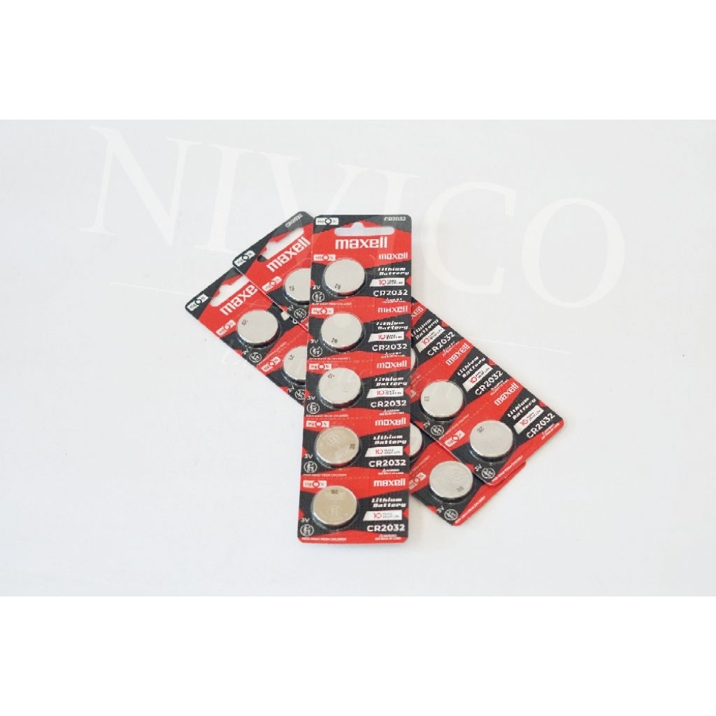 Baterai MAXELL CR2032 LITHIUM BUTTON CELL 3V