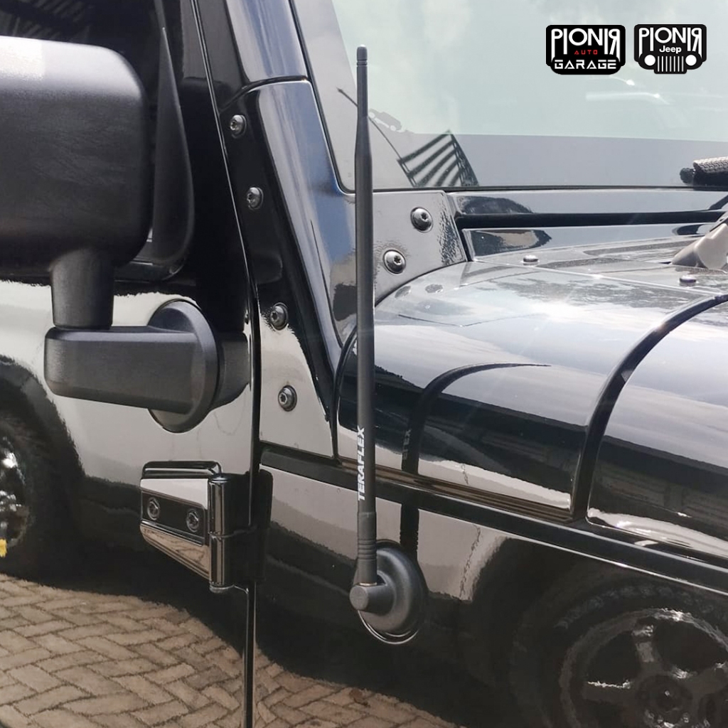 Antena Teraflex 14 inch Jeep JK JL Gladiator Bahan Karet Original USA | Antena Mobil Jeep | Antena M