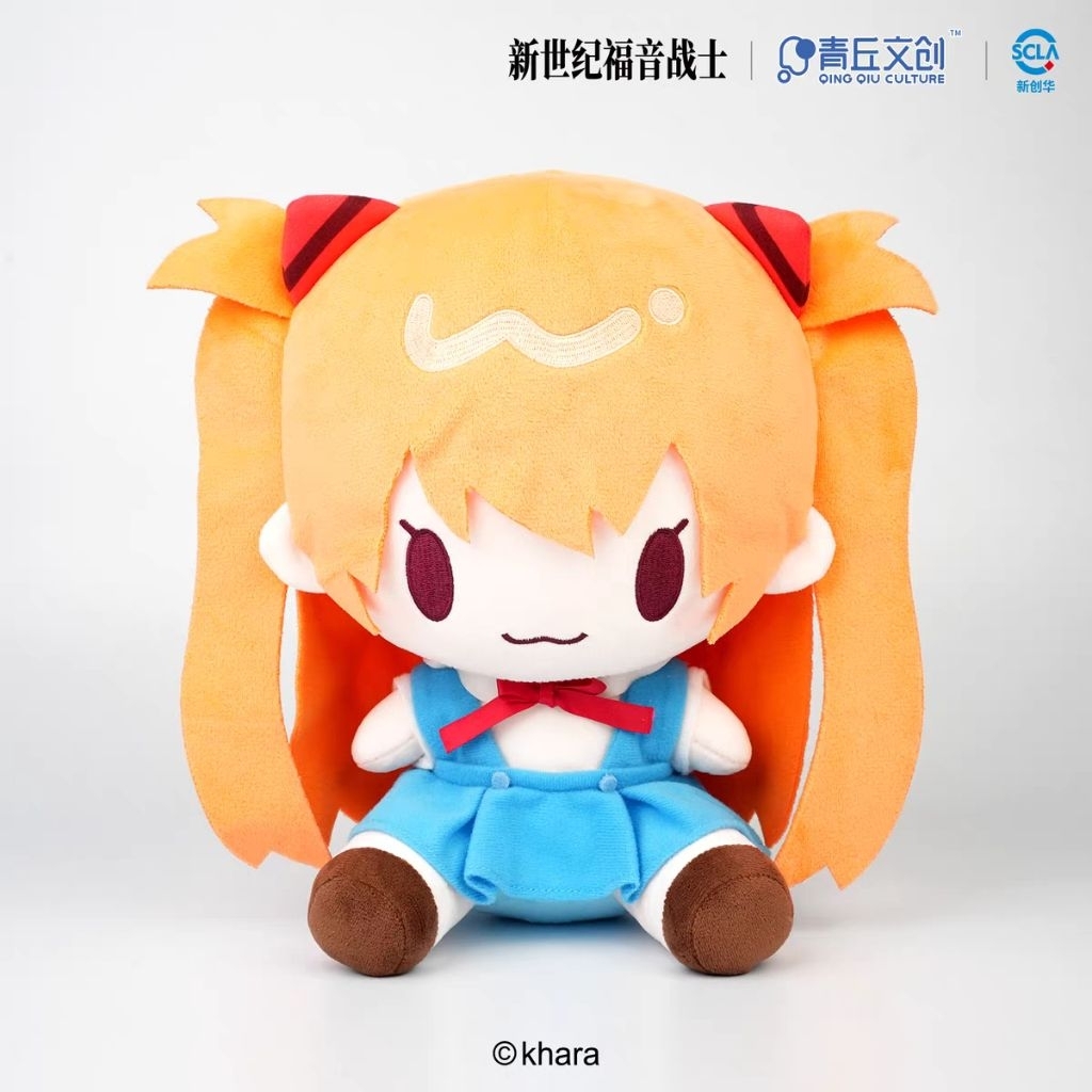 [PRE-ORDER]Boneka 27CM Asuka Langey Rei Ayanami Merchandise Anime Keychain Bag Charm New Cute Neon G