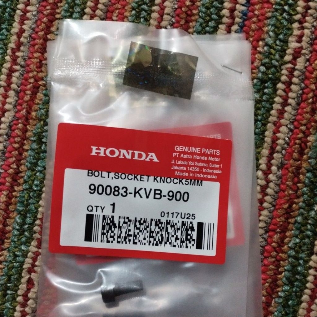 90083-KVB-900 Baut Spoket 5mm Honda PCX 150 K97
