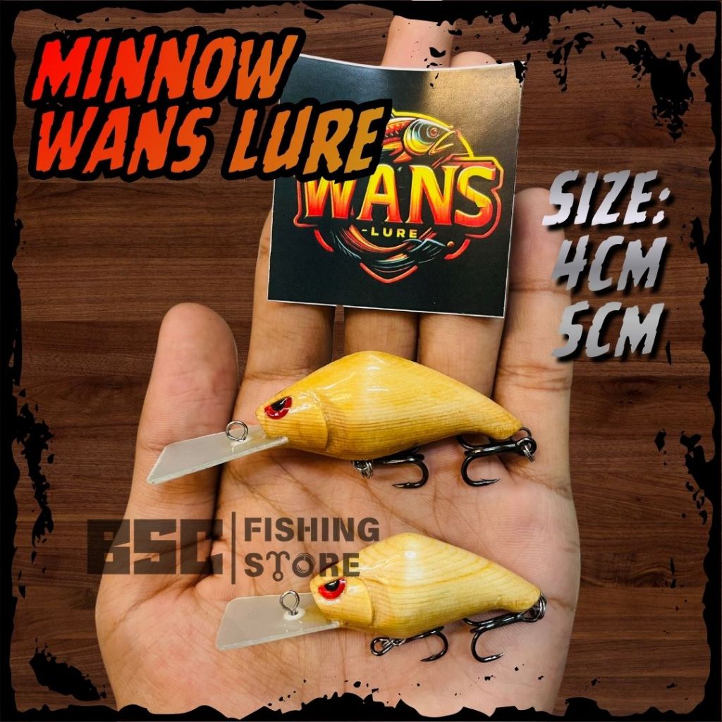 MINNOW DEEP WANS LURE umpan casting air keruh air kedalaman
