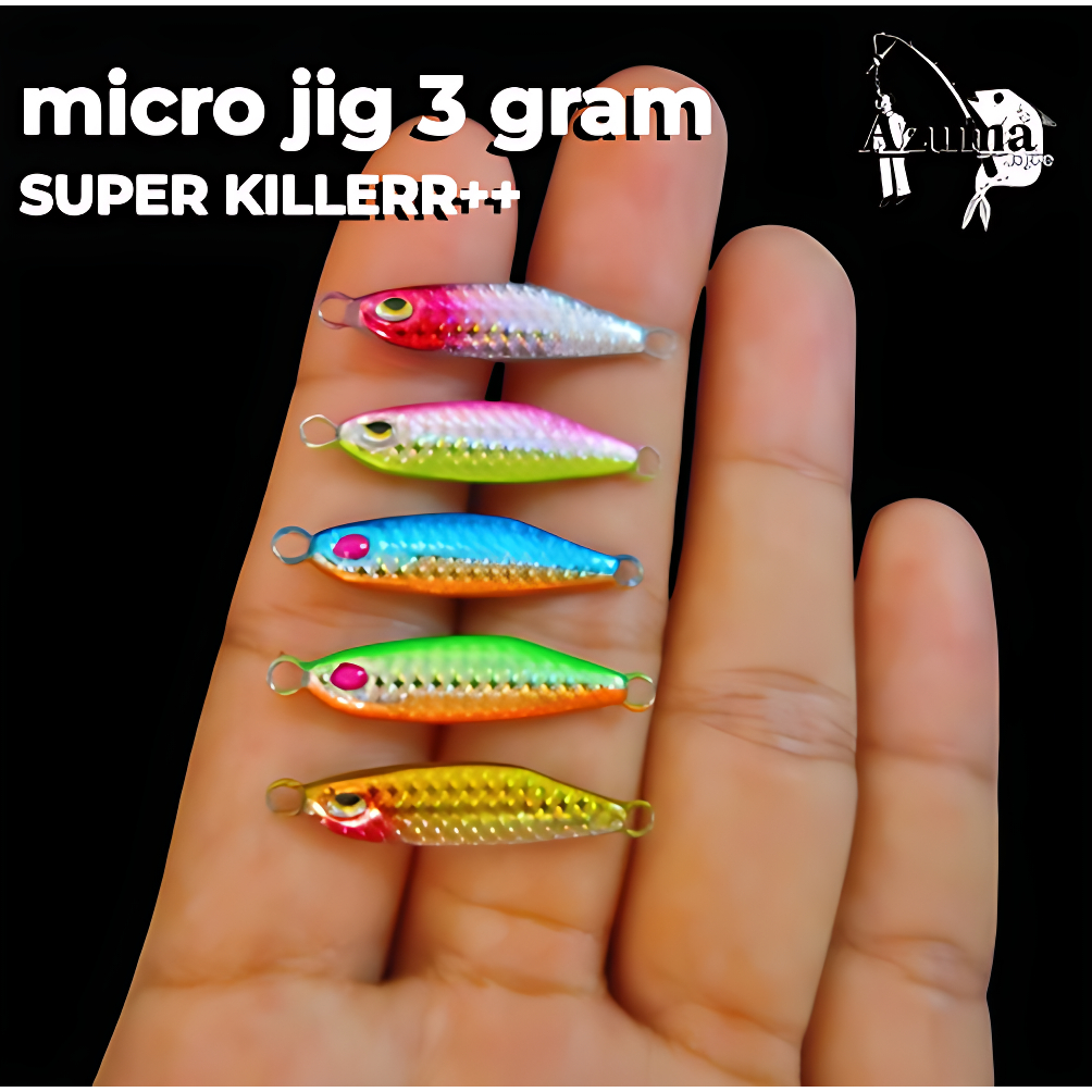 AZUMA JIG 3 GRAM JIG SUPER KILLER UNTUK BABY GT TALANG TALANG