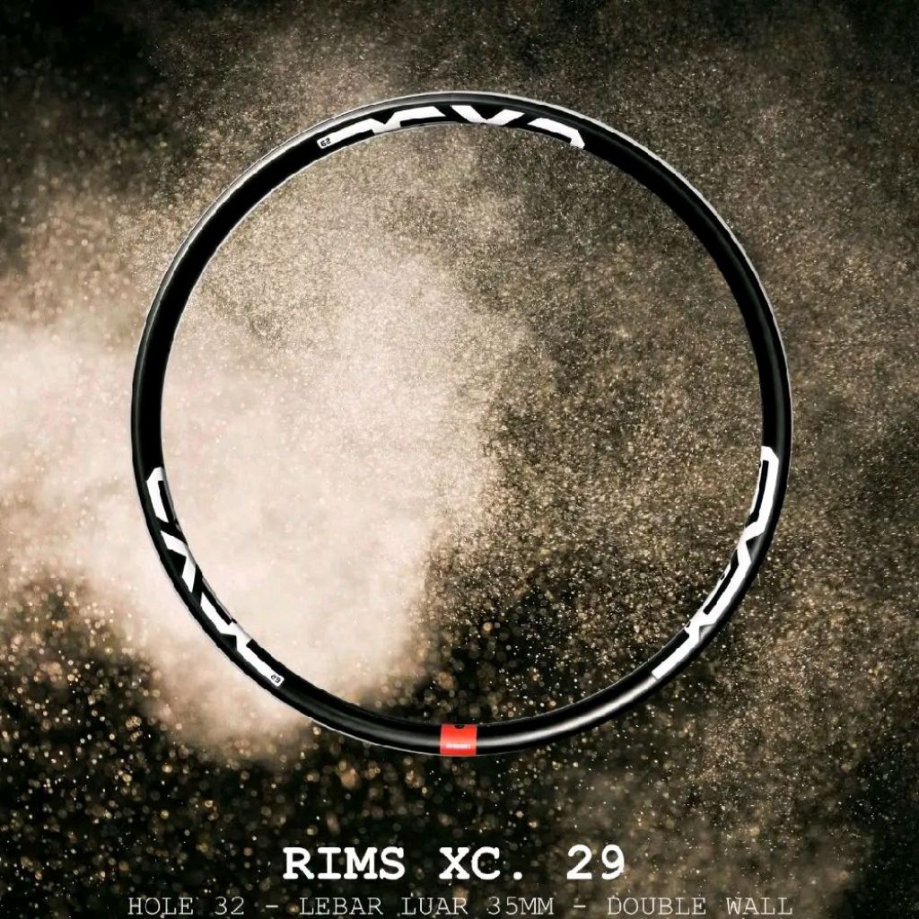 DOMINATE RIM XC 29" x 29.5mm Inner 35mm Outer 32H Velg Sepeda MTB