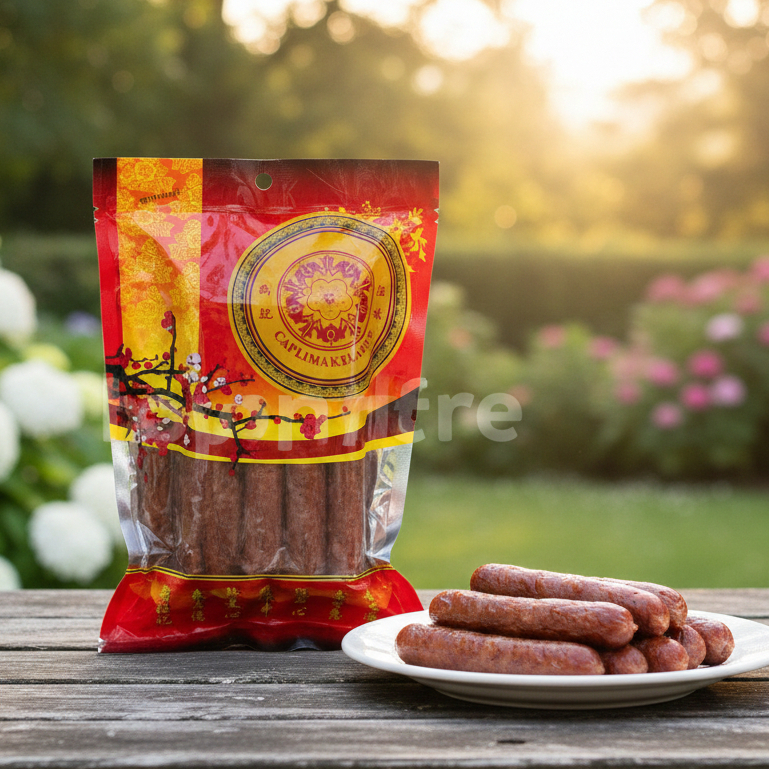 Sosis Babi / Sosis Babi Lapciong Cap Lima Kelelawar / Sosis PREMIUM NON HALAL 500gr
