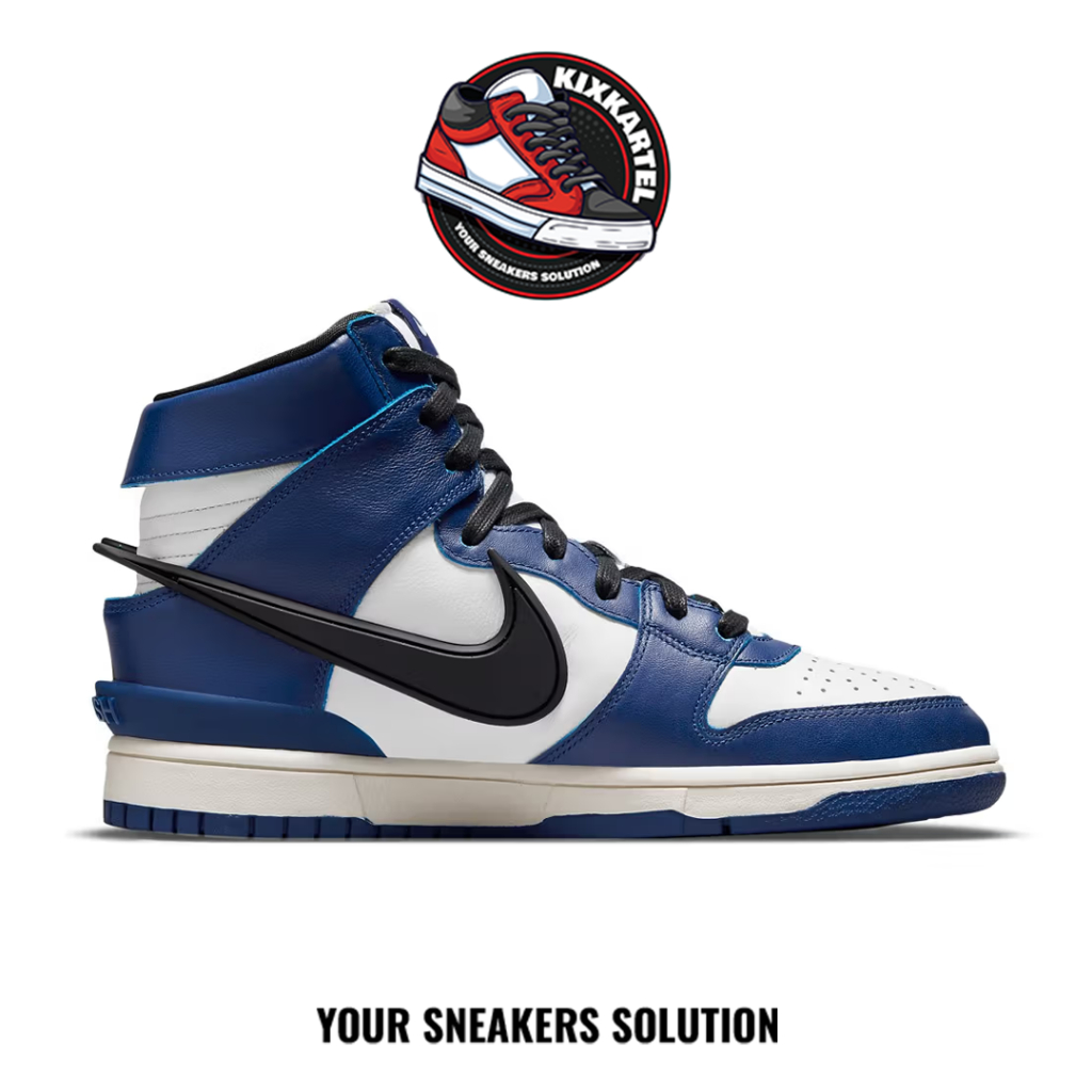 Nike Dunk High AMBUSH Deep Royal Blue Ocean Dunk x AMBUSH Authentic