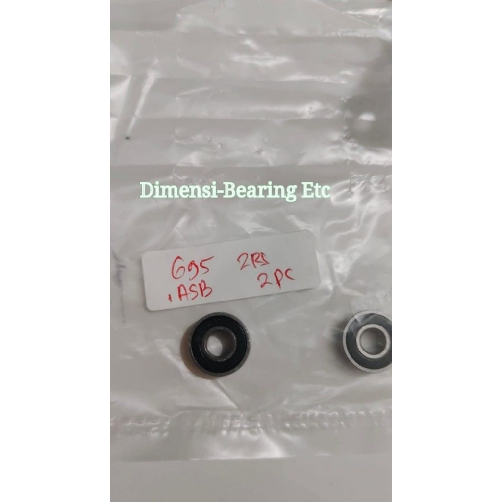 695 2RS ASB MINIATURE BEARING