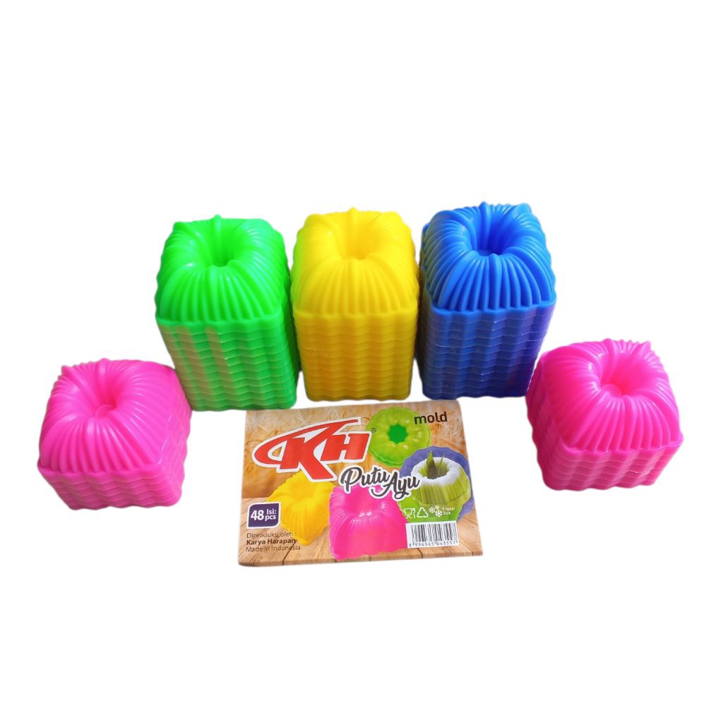 1 Lusin Cetakan Kue Putu Ayu Segi Merk KH/Cetakan Putu Ayu Segi/Cetakan Kue Putu Ayu Segi KH