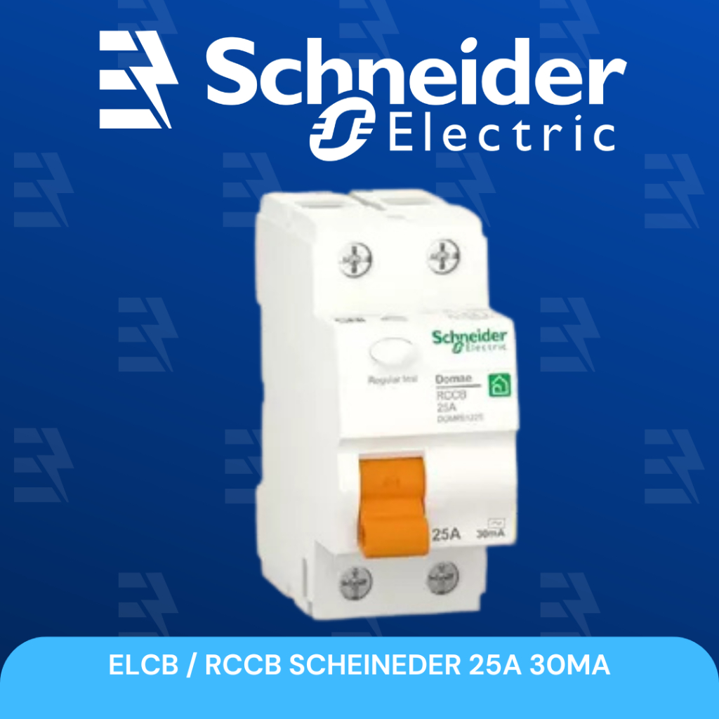 Schneider RCCB ELCB RCBO 2 Phase 25A 40A 30mA 300mA
