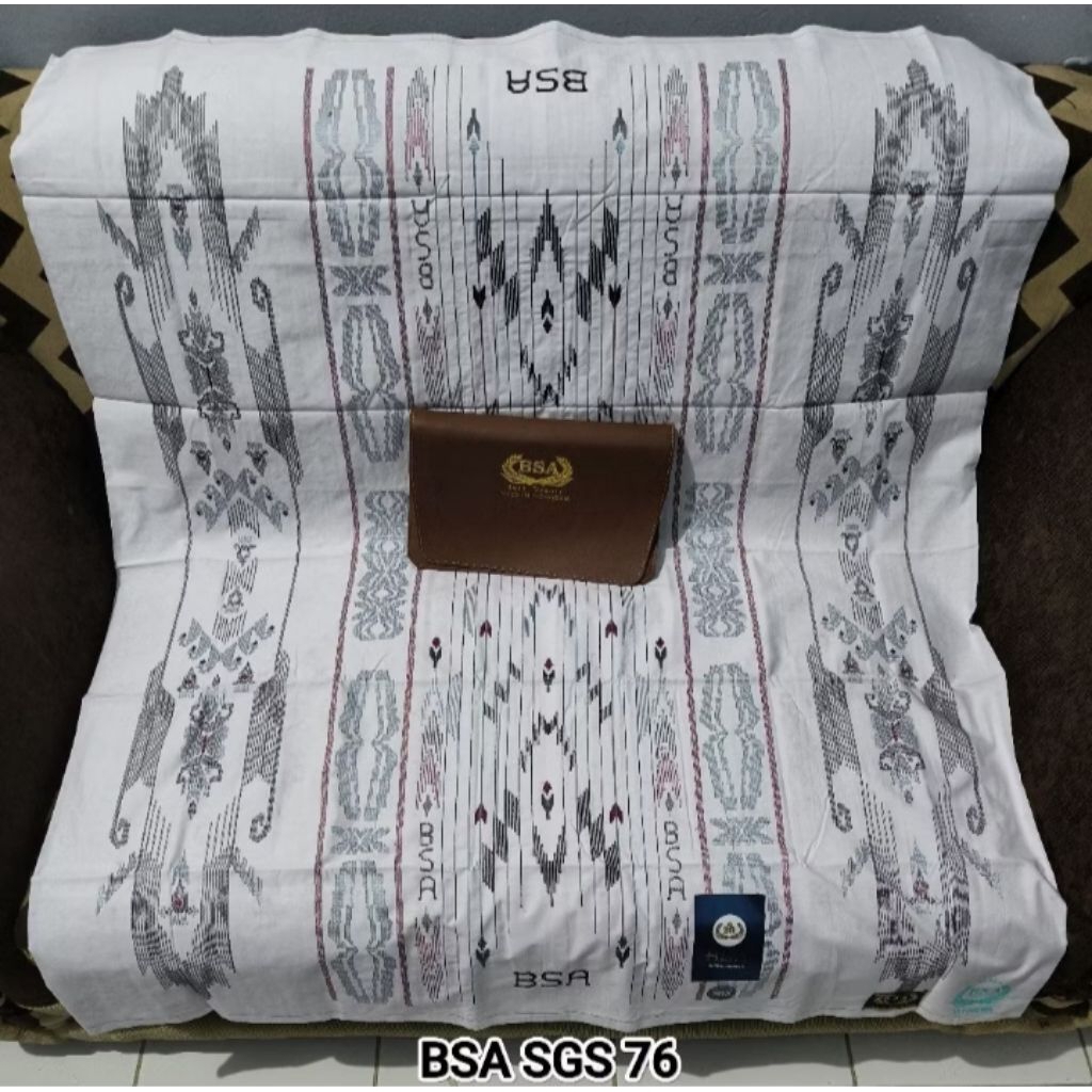 SARUNG BSA MOTIF SGS FULL SONGKET KATUN MESIN TERBARU ORIGINAL