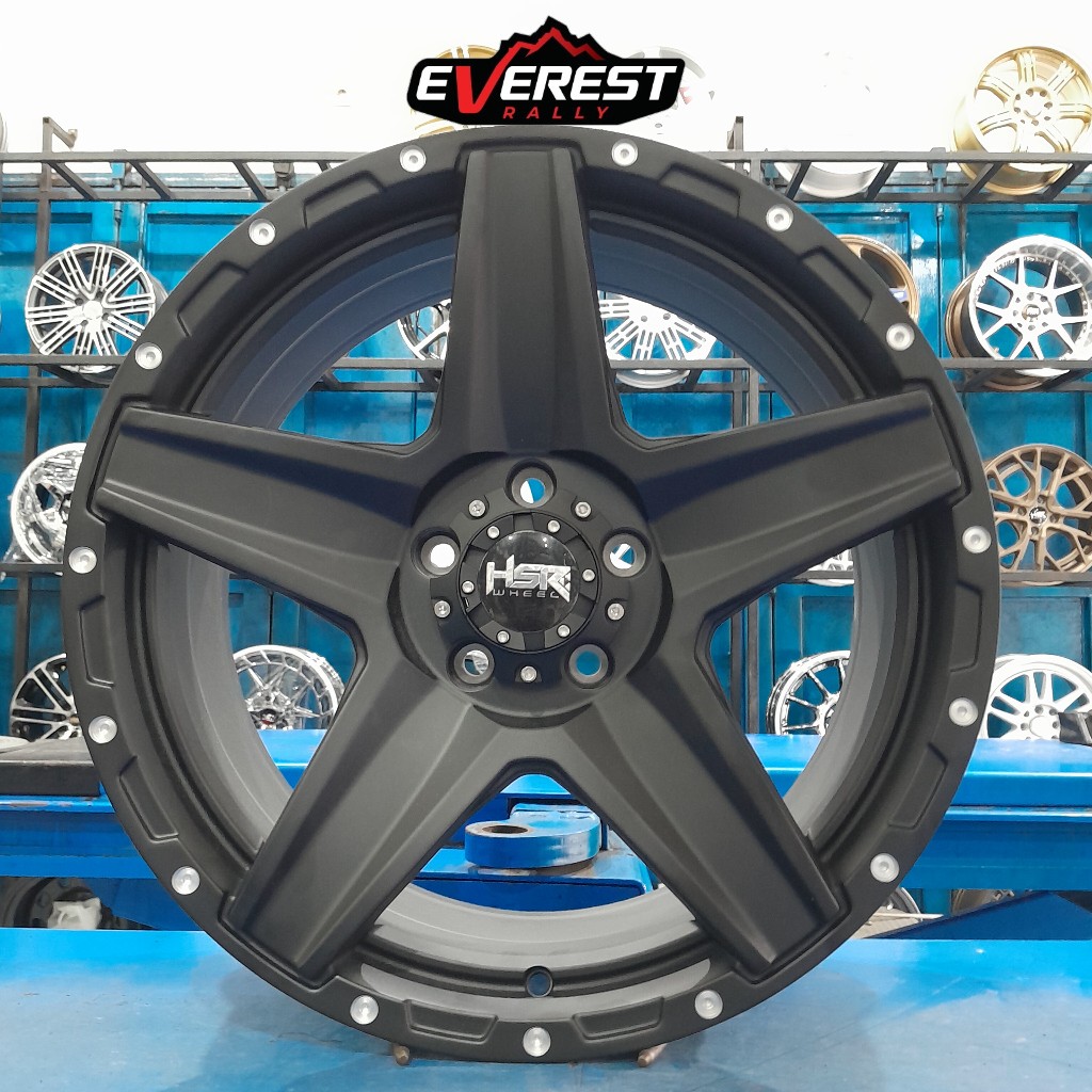 Velg Mobil Vitara Xtrail Rush Ring 18 HSR LANDMARK Warna Hitam