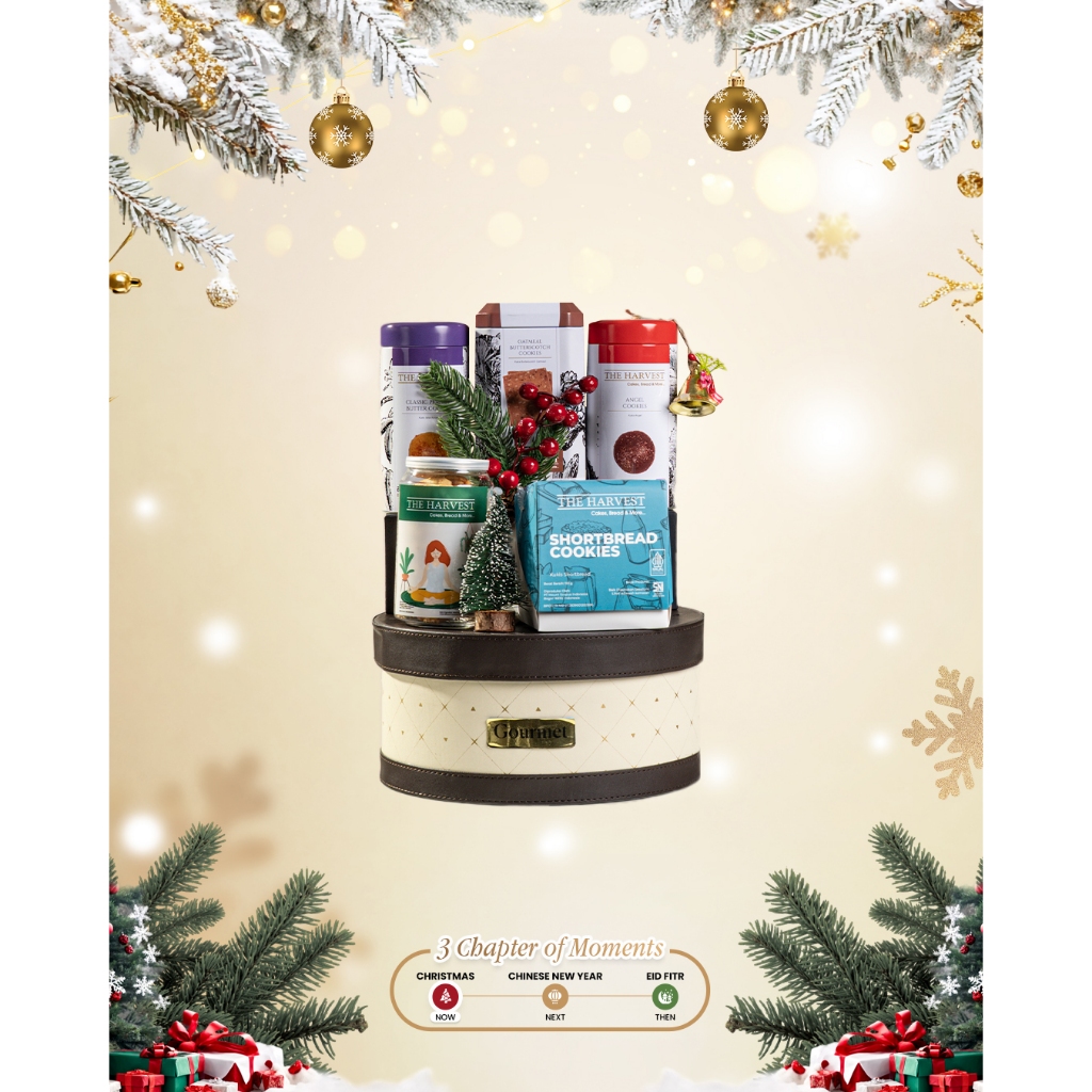 Parcel Natal Hampers Cantik - Harvest Cookies Parcel Gourmet