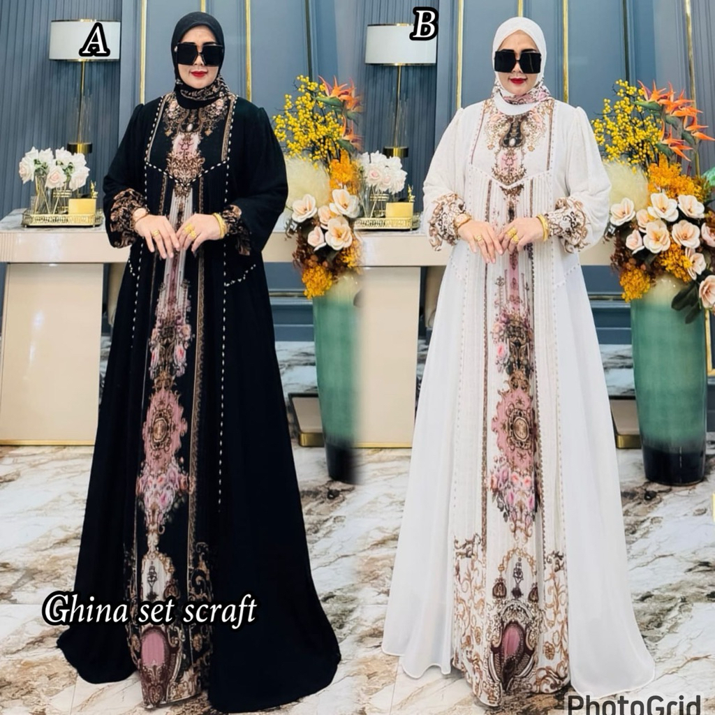 GHINA SET DRESS BY HIJABIKA