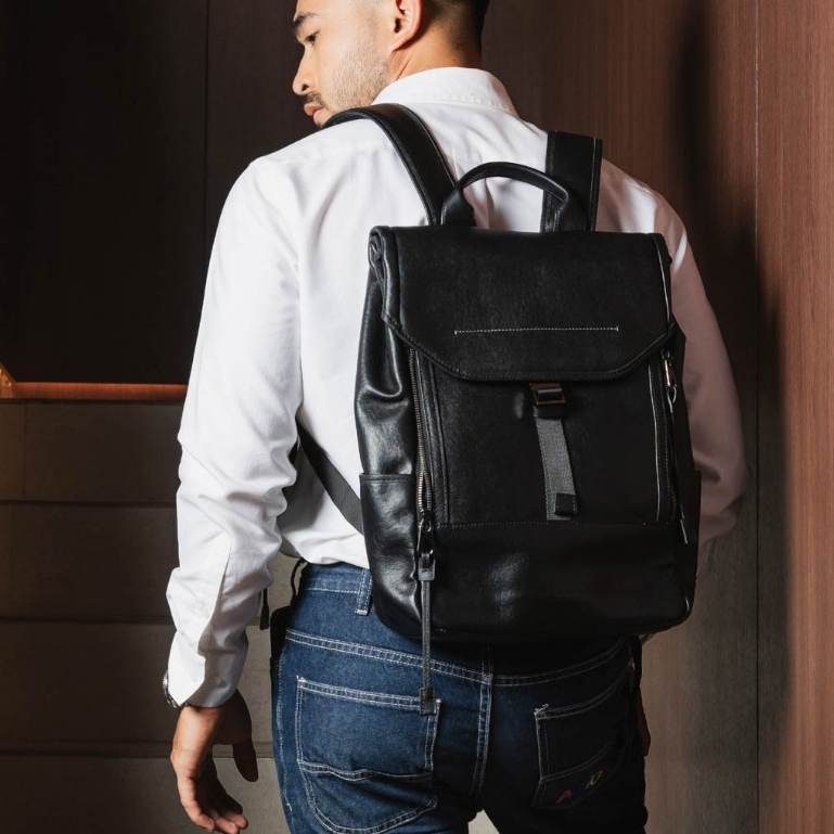 Tas Ransel Pria Branded Leather Backpack Original Kulit Asli Starke Prime Muntjac