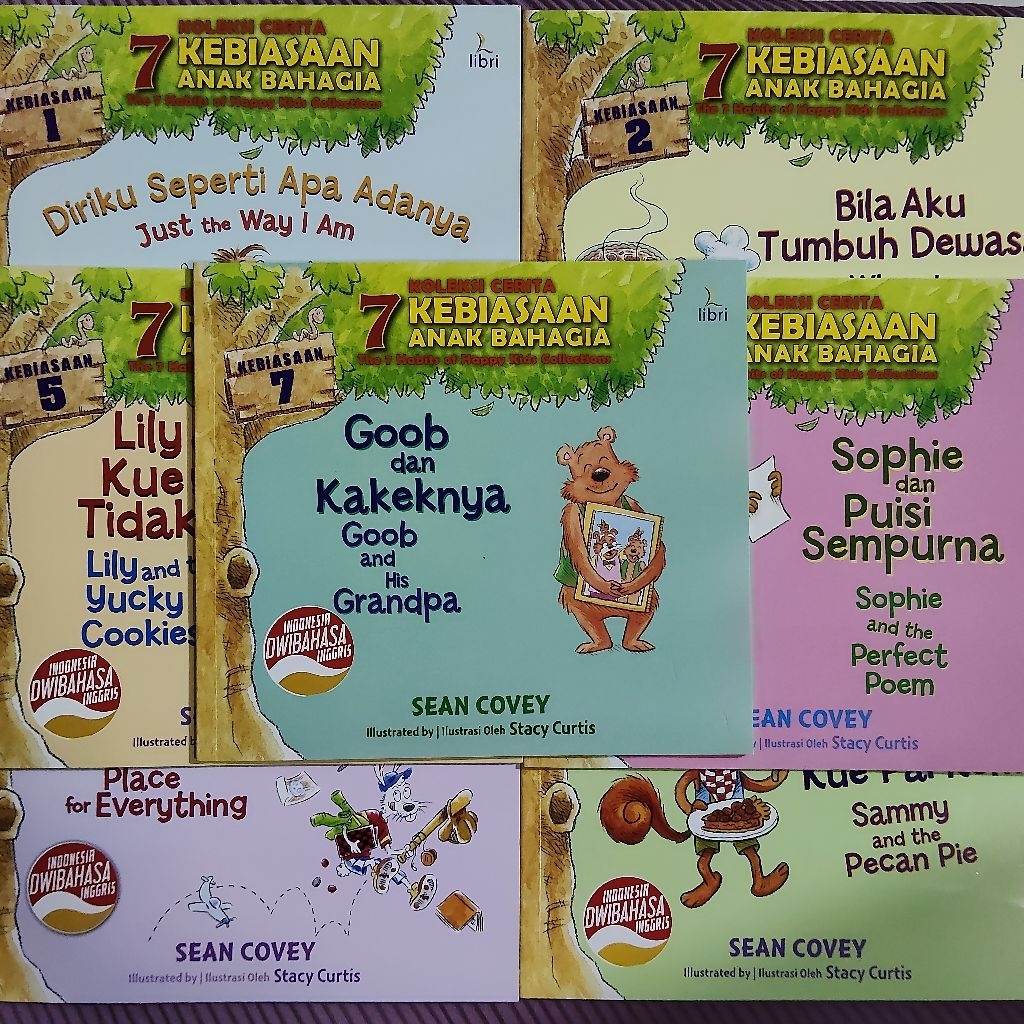 Buku Original • Koleksi Cerita 7 Kebiasaan Anak Bahagia - Goob dan Kakeknya & Sophie dan Puisinya  /
