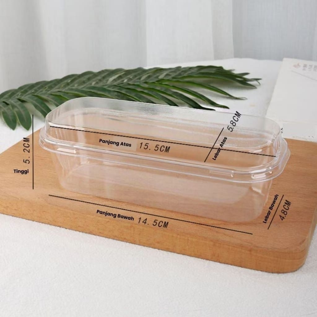 [ 25 SET ] Mika Dessert Korean Dessert Box Mika Panjang - Tempat Tiramisu, Cake, Puding